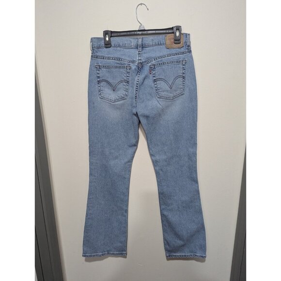 Levi's 315 Jeans Size 10M Womens Nouveau Boot Cut Mid Rise Faded Blue Denim - Picture 4 of 6
